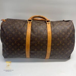 🤎SOLD🤎Vintage 1980 Louis Vuitton Keepall 55" in Classic monogram coated canvas
